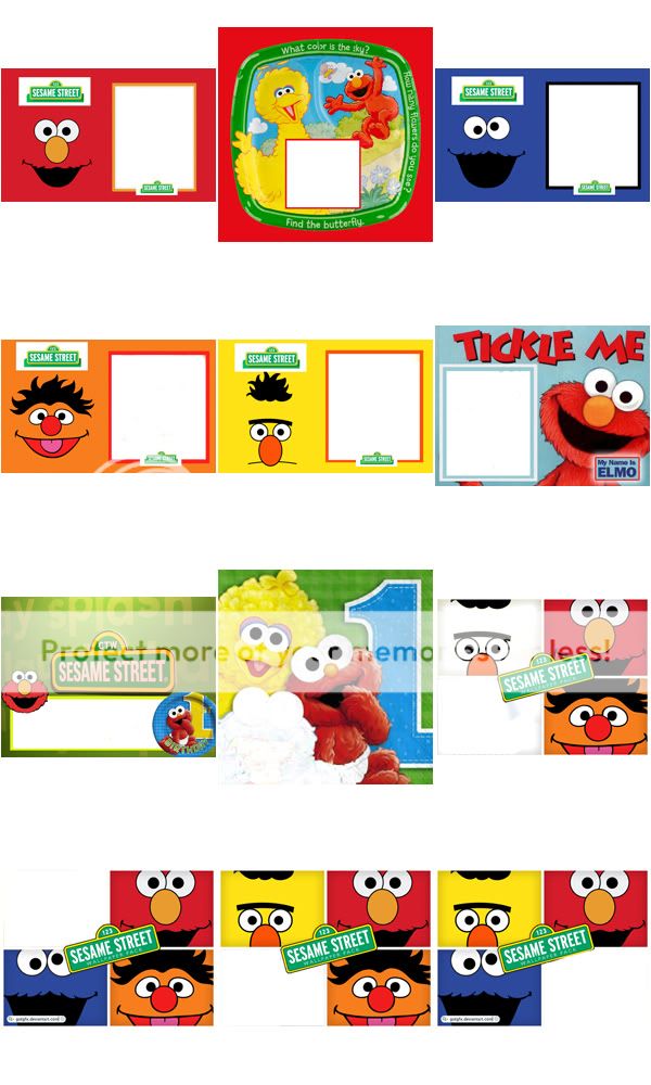 Elmo Frames Elmo Frames