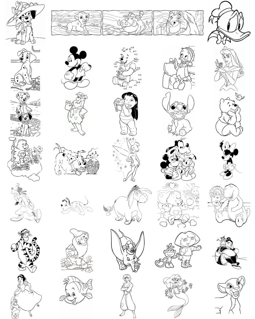 Colouring Book Templates Colouring Book