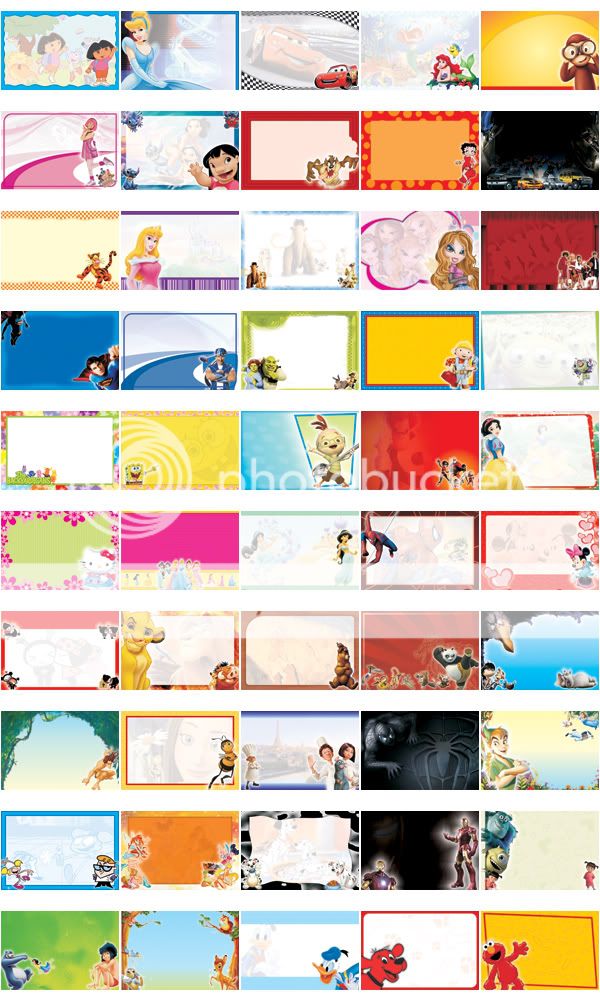 Kids Frames Chartoon Character Kids Frames Chartoon Character