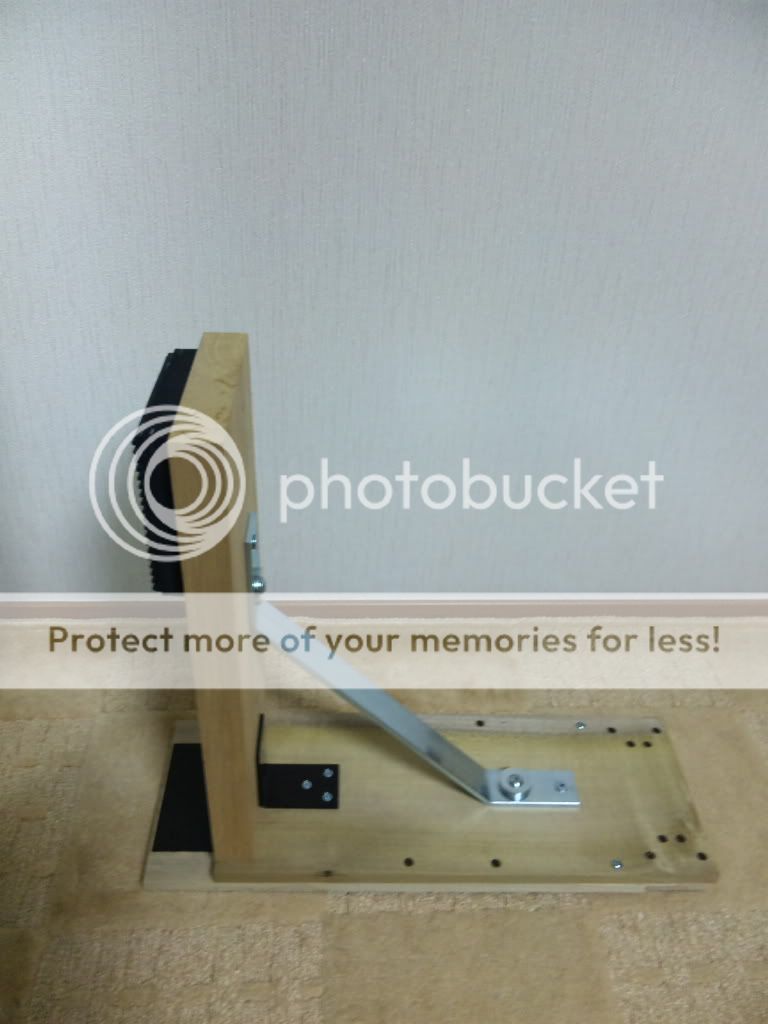 My homemade bass practice pad