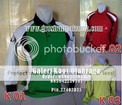 kaos olahraga katun murah