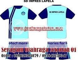 setelan seragam olahraga SD
