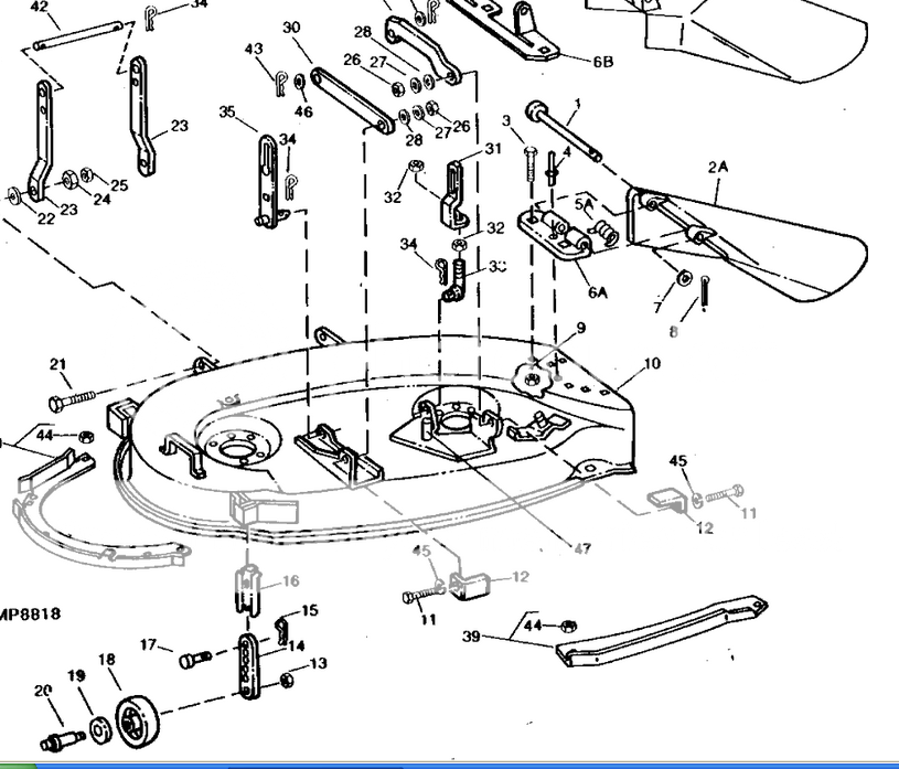 What is this part's purpose on my mower deck? My Tractor Forum