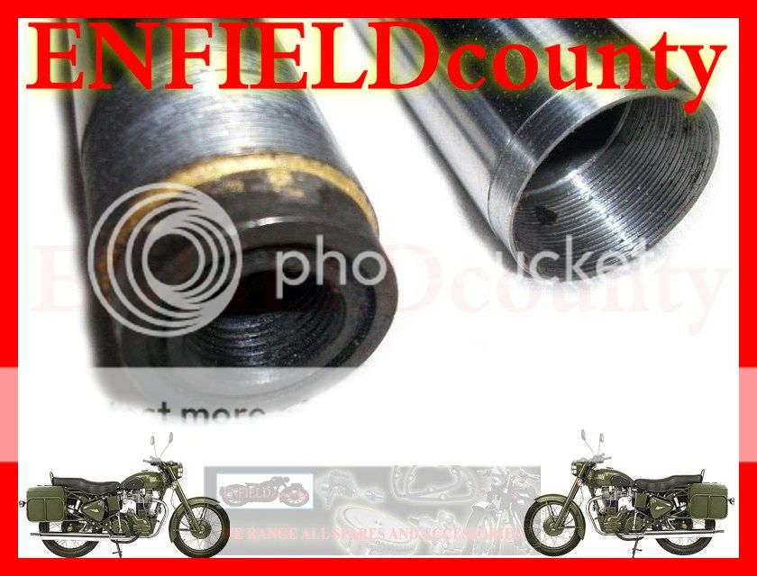 MAIN TUBES PAIR FRONT FORK CHROMED ROYAL ENFIELD *144467 eBay