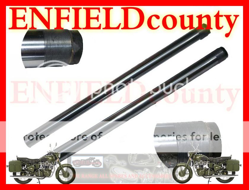 MAIN TUBES PAIR FRONT FORK CHROMED ROYAL ENFIELD *144467 eBay