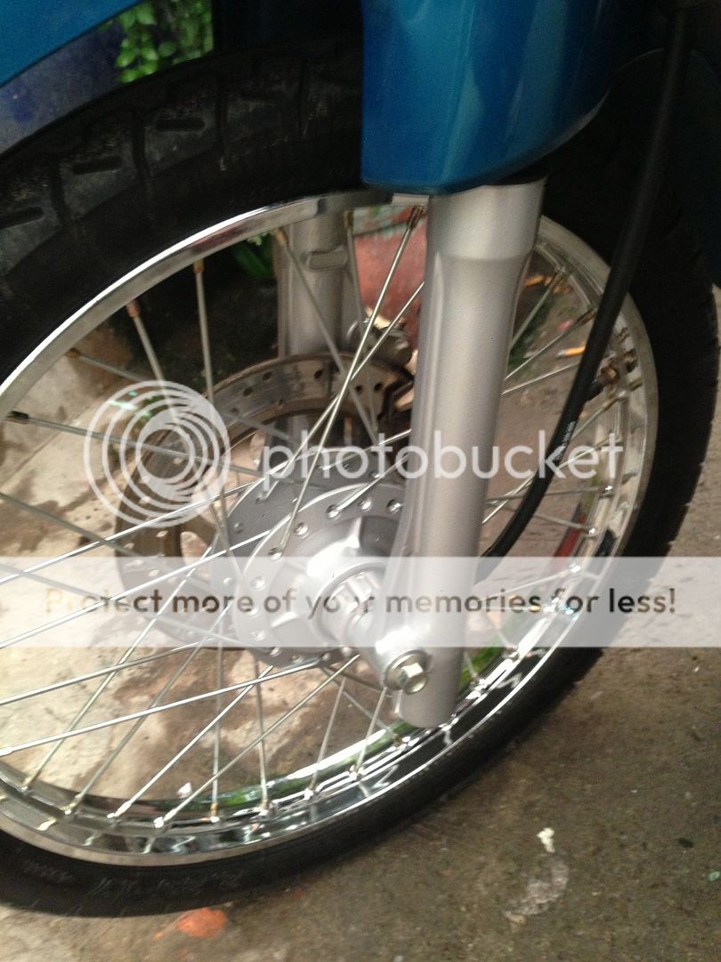 Cần bán wave 110 phong cách zin dk2001 sơn xi len ken - 4