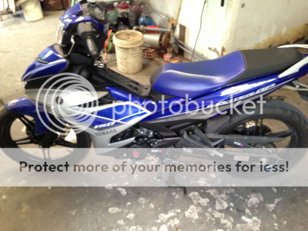 cần bán ex 150 màu xanh gp xe đẹp keng xà ben bstp chính chủ - 1