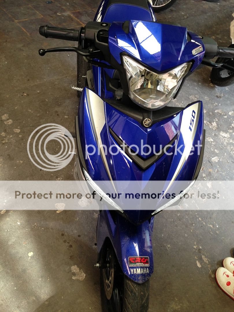 cần bán ex 150 màu xanh gp xe đẹp keng xà ben bstp chính chủ - 6